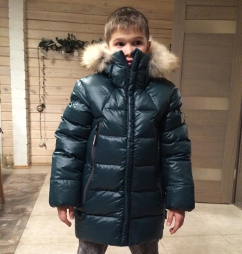зимняя куртка для мальчика gnk фото
